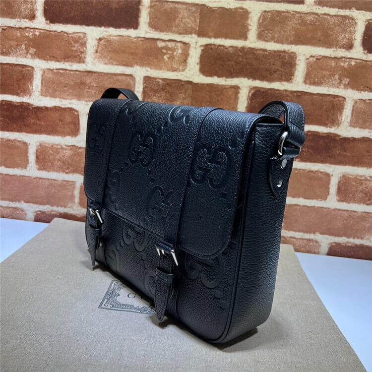 Replica Gucci Jumbo GG Medium Messenger Bag 760234 AABY0 1000 (4)