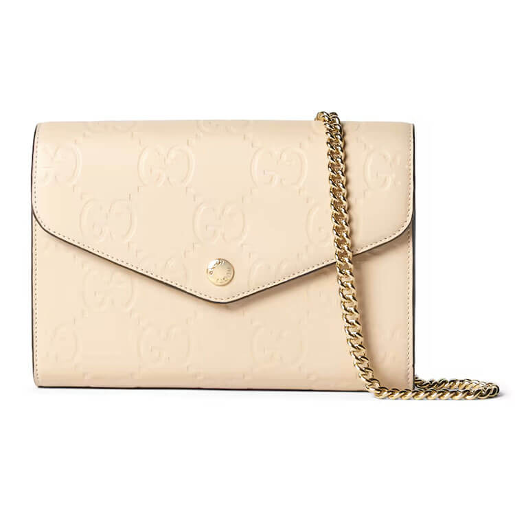 Replica Gucci Leather Chain Wallet 781555 AAC1Q 5701 (1)
