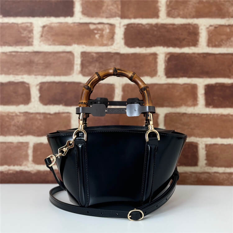 Replica Gucci Mini Bamboo Top Handle Tote Bag 805832 AADVW 1000 (4)