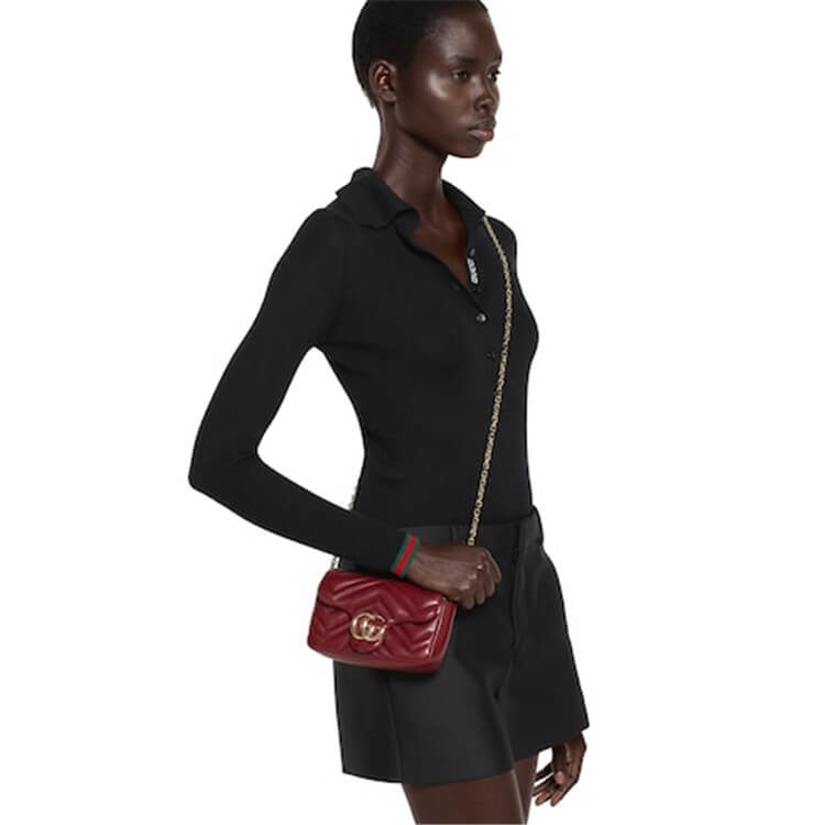 Replia Gucci GG Marmont Mini Shoulder Bag 841290 AAFAX 6207 (8)