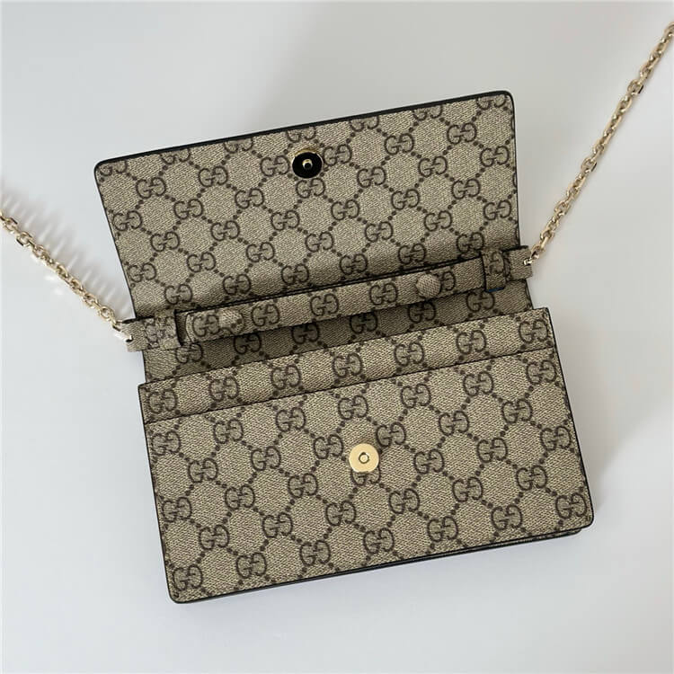 Replica Gucci GG Emblem Wallet On Chain 838151 AAEQ7 4945 (5)