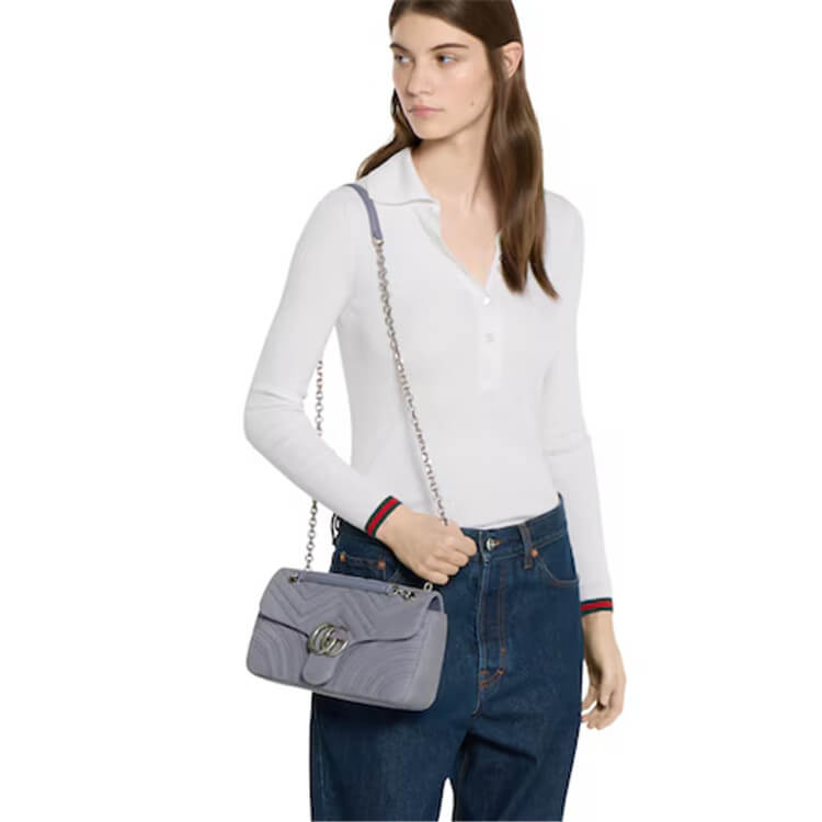 Replica Gucci GG Marmont Medium Shoulder Bag 837267 AAE37 1602 (7)